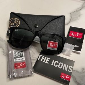 Ray Ban- JUSTIN CLASSIC NEW WITH TAGS